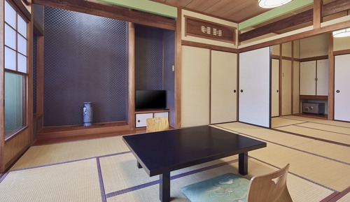Main Building Japanese B with Japanese Cypress Wood Bathtub