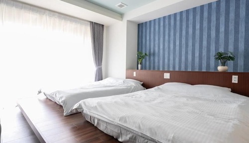 Deluxe Twin Room, Multiple Beds, Refrigerator, City View