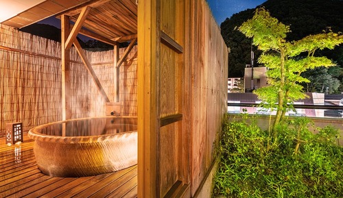 Japanese Traditional Room with Open-air Bath (24sqm)	