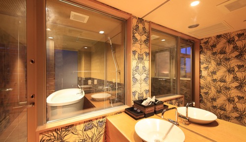 Japanese-Style Twin Room with Open-Air Bath and 2 Japanese Futons - 3rd Floor