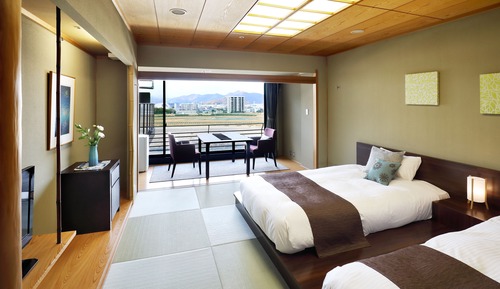 Single Use Japanese Style Room with Beds, River View, Non Smoking