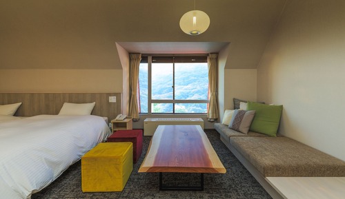 Japanese Western Style Deluxe Room, with 2 beds