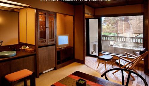 Twin Room with Tatami Area and Open-Air Bath