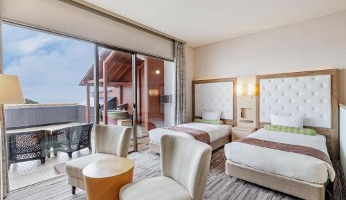 Premium Japanese-Western-Style Room with Open-air hot spring bath