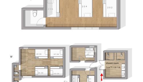 Single Bed in Mixed Dormitory Room