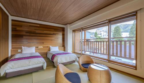(301) Twin Room with Private Open-Air Onsen