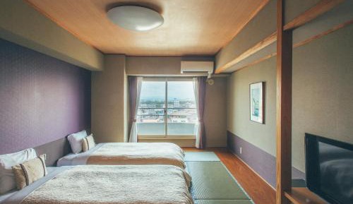 Twin Room with Tatami Floor with City View - Non-Smoking