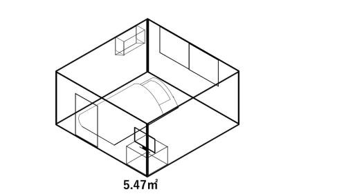 Economy Japanese-Style Single Room with Shared Bathroom Female Only - Nonsmoking