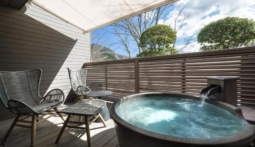 Deluxe Twin Room with private hot spring