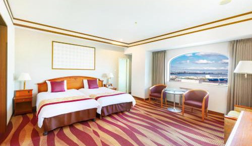 Corner twin room with view bath [nonsmoking]