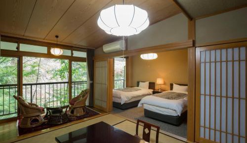 Japanese-Style Room with Tatami Area and Shared Bathroom - Main Building