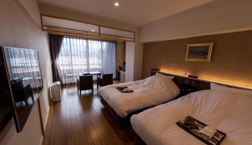 Superior Twin Room with Balcony with Mt.Fuji and Lake View - Non Smoking
