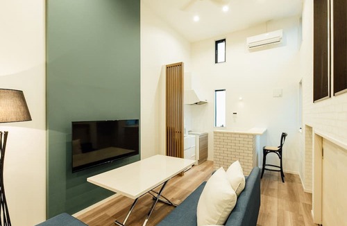 Chuo Ward Apartment | No205Near Kumamoto Station Large sofa Maisonette type with kitchen for 1 to 4 people/Kumamoto Kumamoto