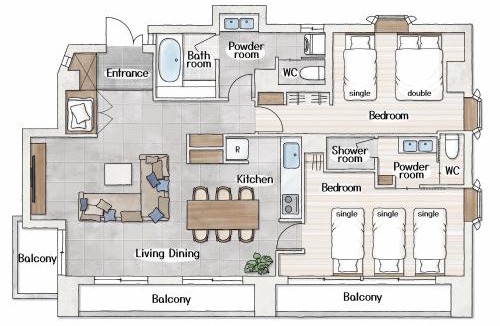 Chikusa Ward Apartment | The Monica Penthouse 千種駅前