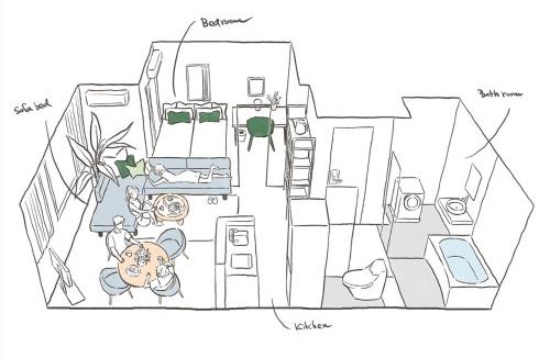 Minamiazabu Apartment | Ken's Place Azabu-Juban - Vacation STAY 21990