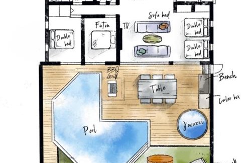 Tateyama House | Ocean Resort Tateyama Pool House - Vacation STAY 73487v