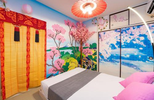 Ikebukuro Apartment | LEON RESORT HOTEL A 3rooms MAX8people 6min Shinjuku 11min Shibuya 12min walk Ikebukuro LEON RESORT IKEBUKURO traditional Japanese room 池袋 渋谷 新宿 立地最高 最大8名