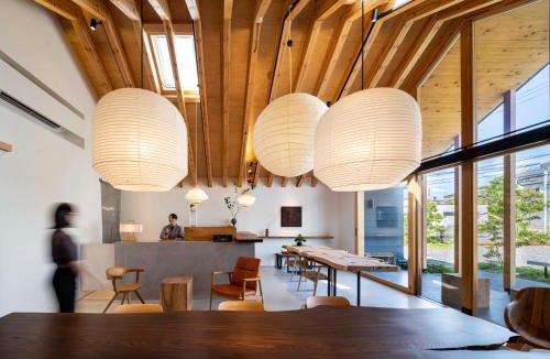 Miyacho Hotel | 富士山リトリートMUKUten舎 富士宮 MtFuji Retreat MUKUtensha Fujinomiya natural wood retreat hotel