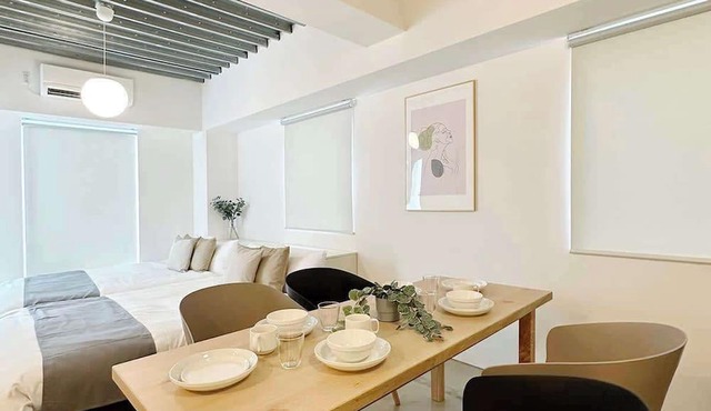 New Studio Apt in the City Center for 6Ppl in Hiroshima